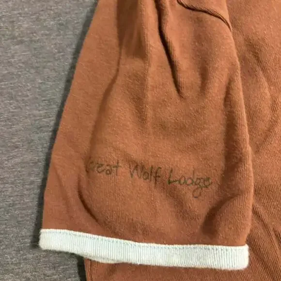 Hatley Great Wolf Lodge Bear Ringer Baby Tee, Brown, Size Small - Picture 4 of 4